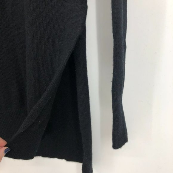 A.L.C. Black Jonathan merino wool   cashmere ribbed hem tunic sweater XS - Picture 7 of 7